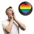 metalowa przypinka na parade rownosci lgbt teczowe serce pride month 5 6 cm