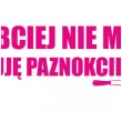 naklejka samochodowa damska szybciej nie moge maluje paznokcie 13 x 4 cm rozowa