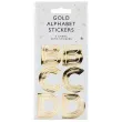 naklejki alfabet literki zloty partydeco 52 szt