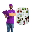 naklejki balwanki blyszczace foliowe brewis 11 szt