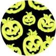 naklejki fluorescencyjne halloween dynie carnival toys