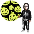 naklejki fluorescencyjne halloween dynie carnival toys