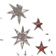 naklejki gwiazdki 3d srebrne aliga 7x12 5 cm 15 szt