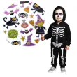 naklejki halloween czarownice i wiedzmy metalizowane arpex