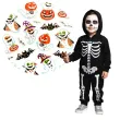 naklejki halloween duchy i dynie metalizowane arpex