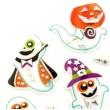 naklejki halloween duchy i dynie metalizowane arpex