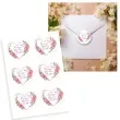 naklejki komunia swieta rozowe serce 5 cm 6 szt