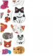 naklejki kotki kolorowe mix titanum 49 szt