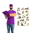 naklejki koty i kocieta mix titanum 15 szt