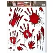 naklejki krwawe slady rak czerwone widmann