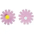 naklejki kwiatki margaretki rozowy titanum 10 szt