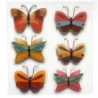 naklejki motyle 3d foliowe mix titanum ok 4 3 cm 6 szt