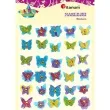 naklejki motylki z krysztalkiem titanum