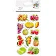 naklejki owoce pozlacane mix titanum 12 szt