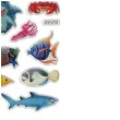naklejki ryby i inne stworzenia morskie mix titanum 27 szt