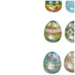 naklejki wypukle wielkanocne pisanki titanum 15 szt