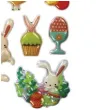 naklejki wypukle wielkanocne zajace i pisanki titanum 20 szt