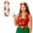 naszyjnik hawajski kwiaty partydeco 50 cm