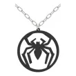 naszyjnik pajak na lancuszku czarny 8cm