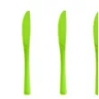 noze plastikowe classic limonkowe partypal 10 szt