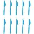 noze plastikowe soczyste kolory niebieski arpex 10 szt