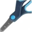 nozyczki ergonomiczne z podzialka niebieskie titanum 15 cm