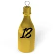 obciaznik do balonow butelka szampana liczba 18 zloty 120g