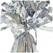 obciaznik do balonow foliowy holograficzny srebrny godan 145g