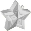 obciaznik do balonow gwiazda srebrny qualatex 150g