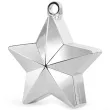 obciaznik do balonow gwiazdka srebrny chrom 175 g 1 szt