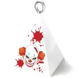 obciaznik do balonow halloween krwawy klaun bialy 65 g