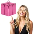 obciaznik do balonow prezent rozowy qualatex 117 g