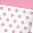 obrus foliowy groszki rozowy partypal 137 x 274 cm