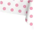 obrus foliowy groszki rozowy partypal 137 x 274 cm