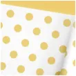 obrus foliowy groszki zloty partypal 137 x 274 cm