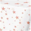 obrus foliowy gwiazdki bialo rozowy partypal 137 x 274 cm