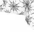 obrus foliowy halloween pajeczyny bialy partypal 274 x 137 cm