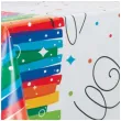 obrus foliowy happy birthday rainbow unique 137 x 213 cm