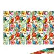 obrus foliowy hawaje tukan i papuga guirca 137 x 274 cm