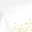 obrus foliowy konfetti bialy partypal 137 x 274 cm