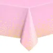 obrus foliowy konfetti rozowy partypal 137 x 274 cm