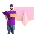 obrus foliowy konfetti rozowy partypal 137 x 274 cm