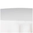 obrus materialowy okragly bialy matowy partydeco 300 cm