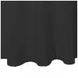 obrus materialowy okragly czarny matowy partydeco 230 cm