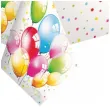 obrus papierowy balony i grochy mix maki 180 x 120 cm