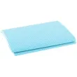 obrus papierowy biale kropki blekitny maki 180x120 cm