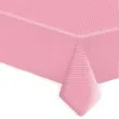 obrus papierowy biale kropki rozowy jasny maki 180x120 cm
