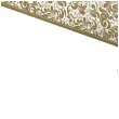 obrus papierowy gold ornament bialy zloty maki 180 x 120 cm