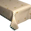obrus papierowy jednorazowy cyrk gwiazdy dekoracja stolu na urodziny kremowy 180 x 120 cm