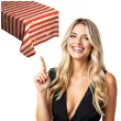 obrus papierowy jednorazowy cyrk pasy i gwiazdy dekoracja stolu na urodziny 180 x 120 cm